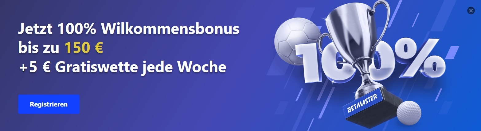 Betmaster Wettbonus Österreich