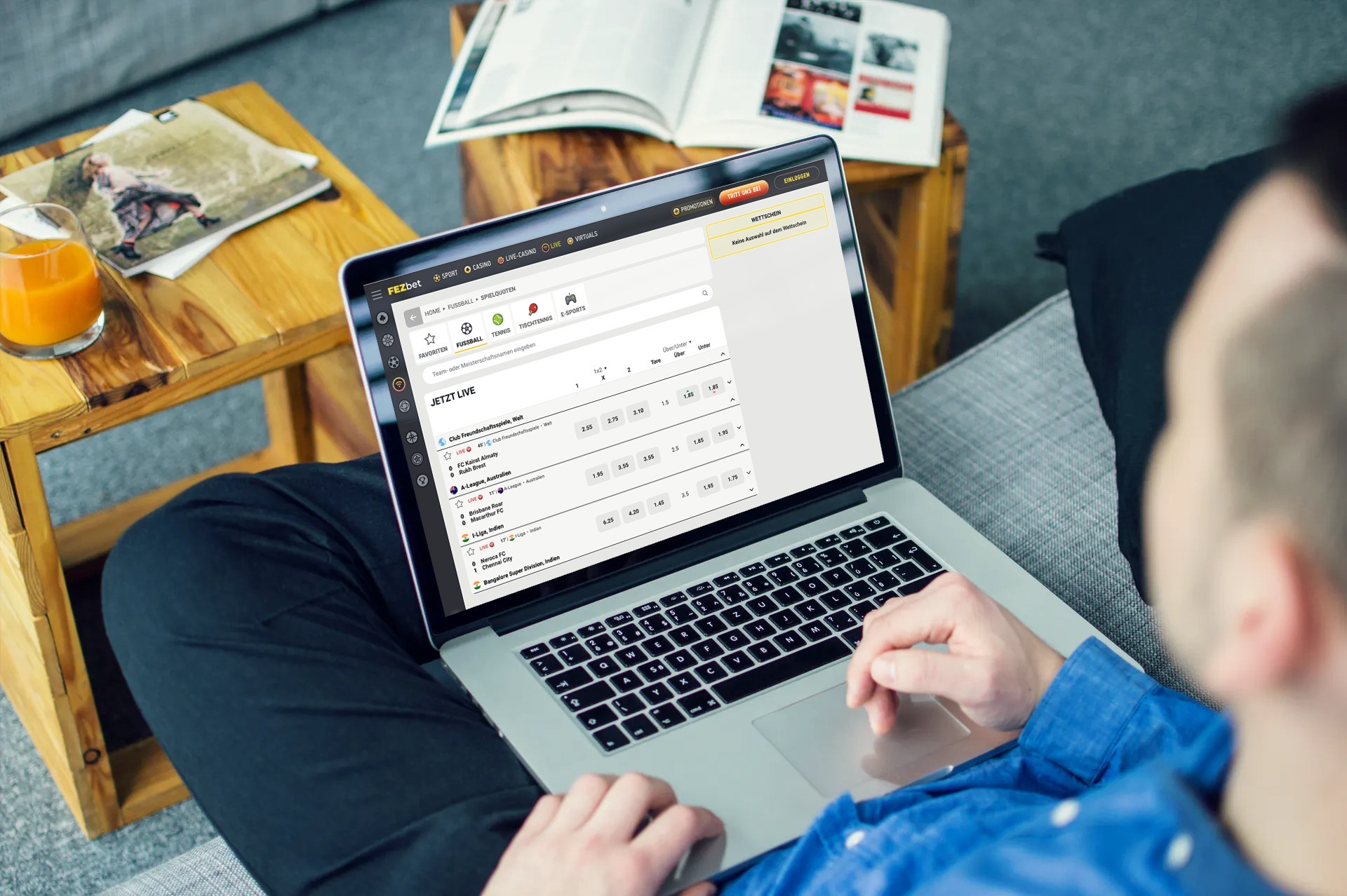 FEZbet Live-Wetten