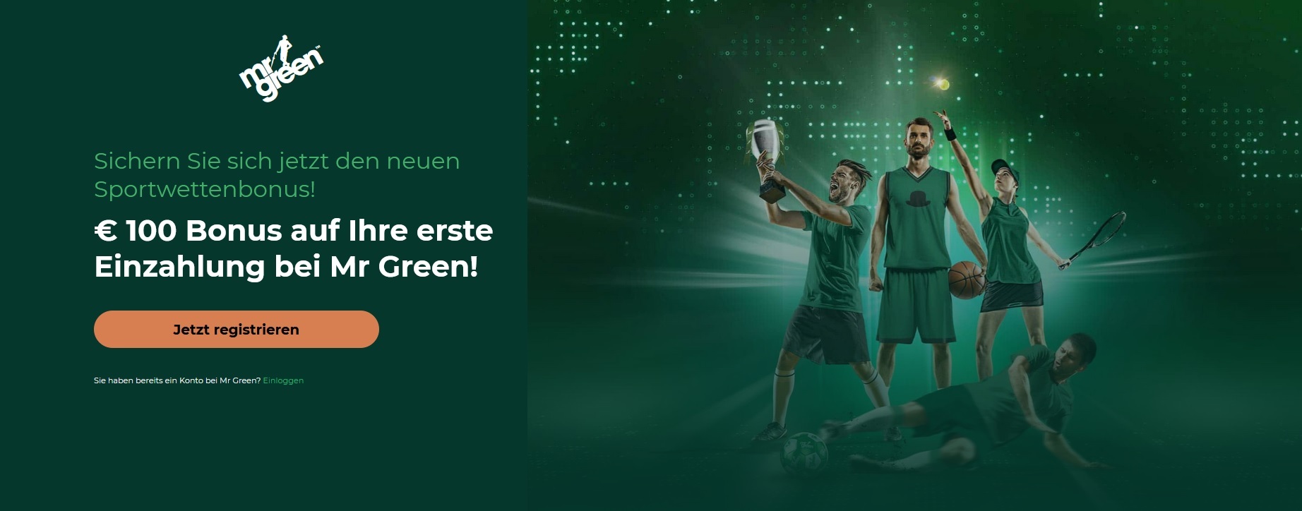 Mr. Green Wettbonus Österreich