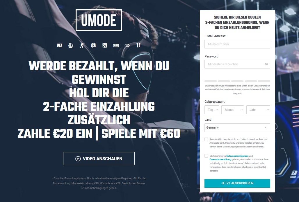 Unikrn U Mode