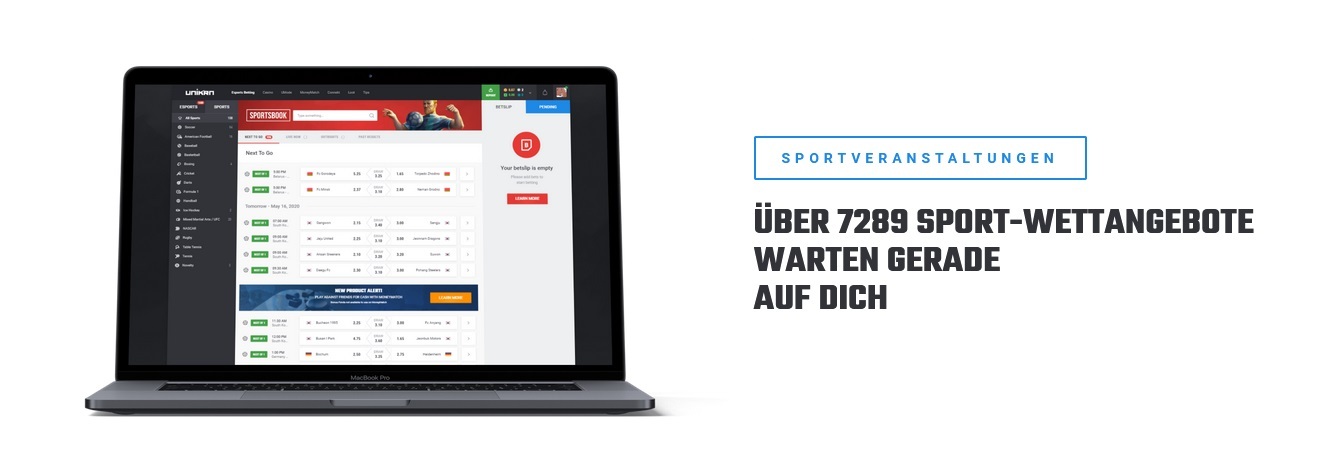 Unikrn Wetten