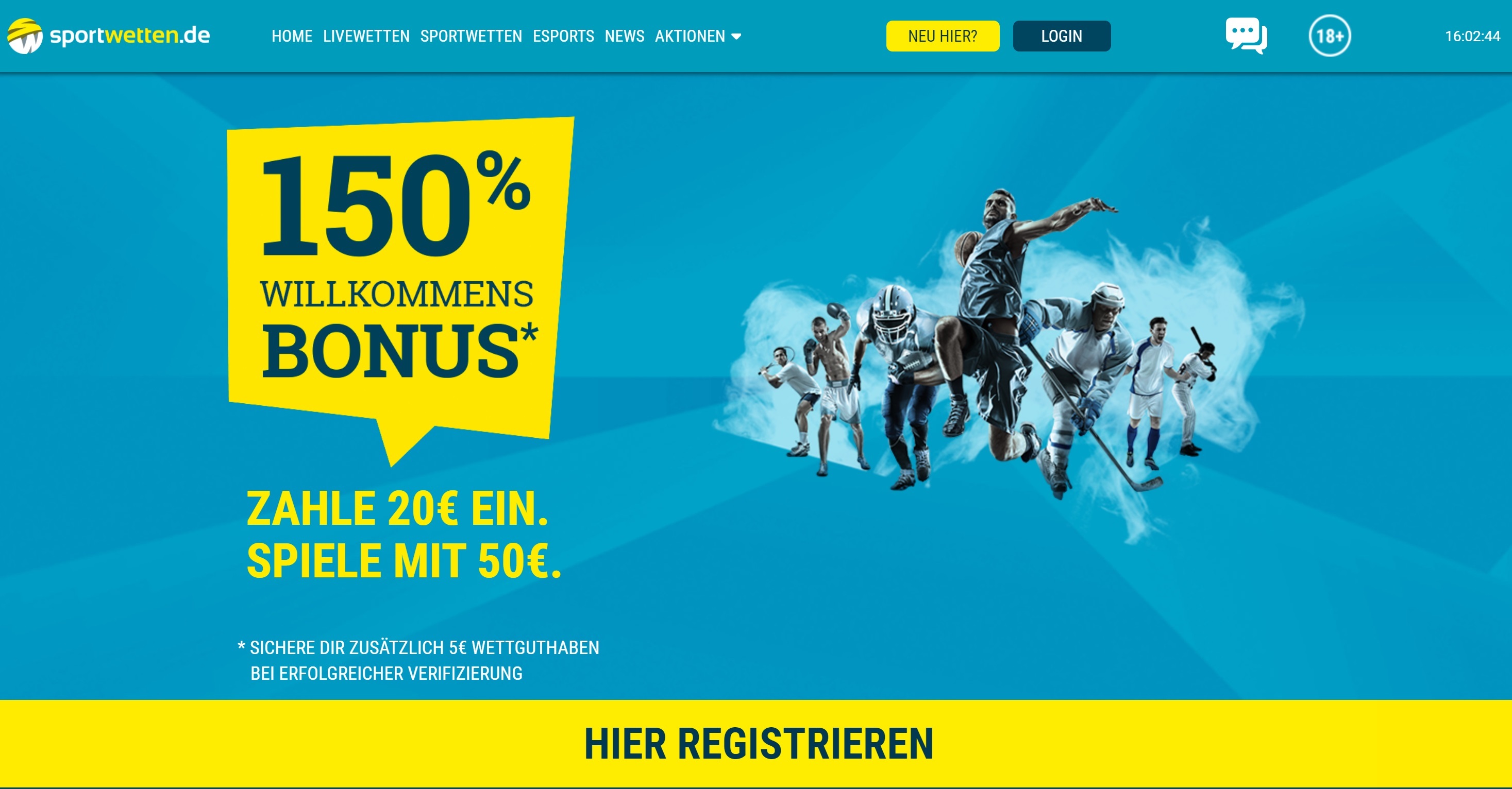 Sportwetten.de Bonus