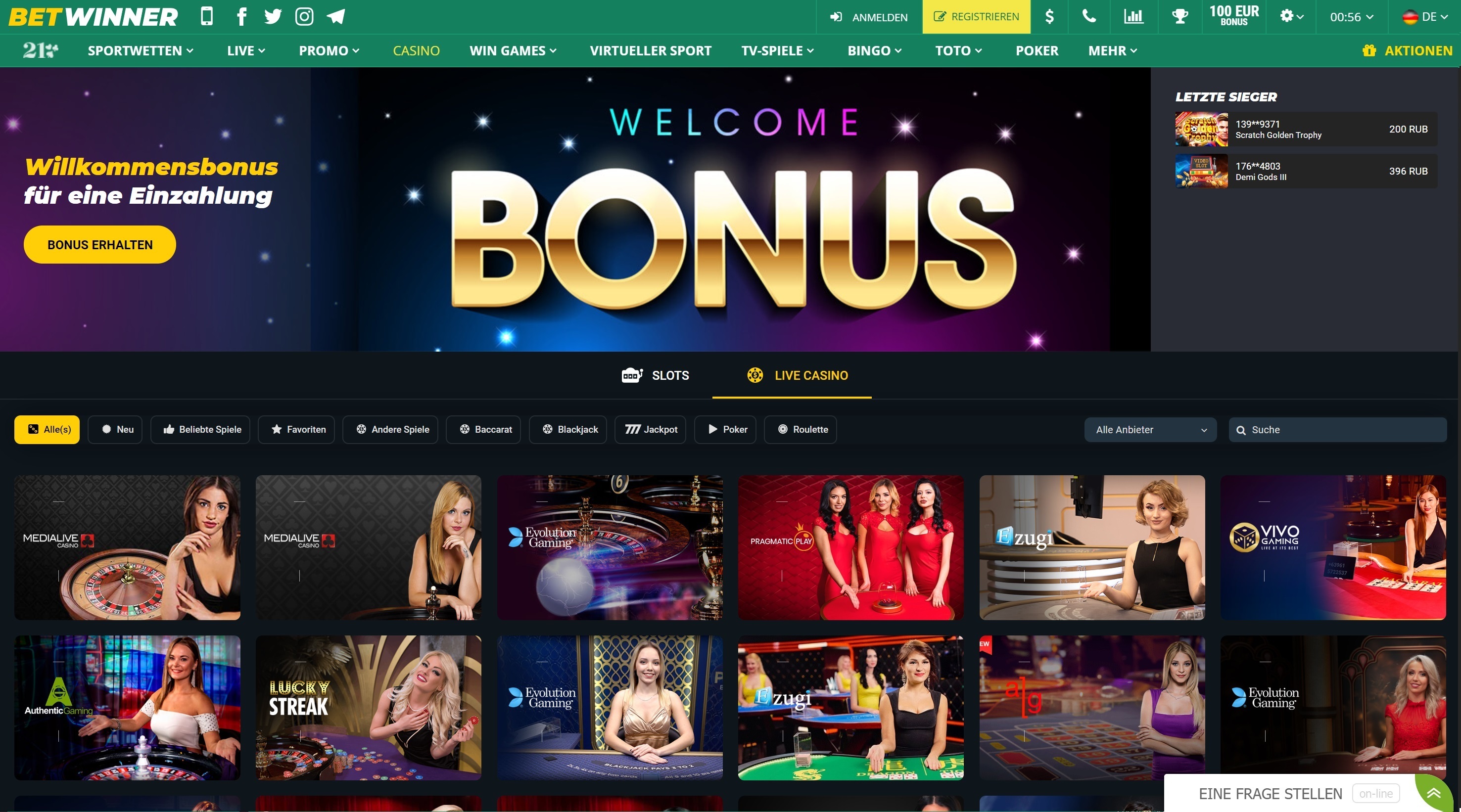 Betwinner Casino